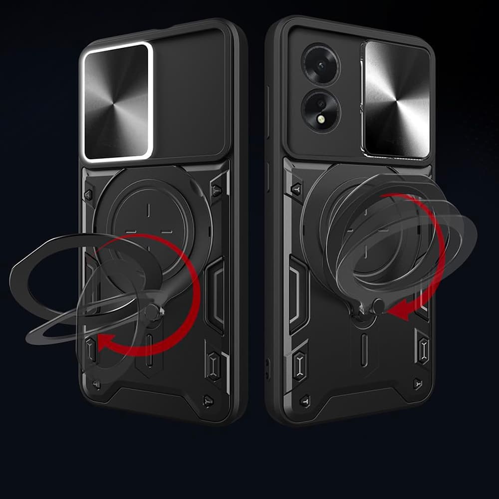 Techsuit CamGuard Pro Oppo A60 4G Červený - náhled 4