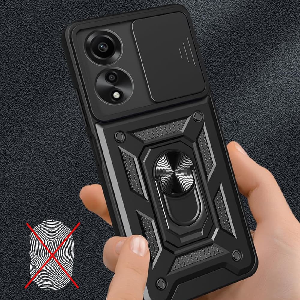 Techsuit Série CamShield Oppo A60 4G Černá - náhled 4
