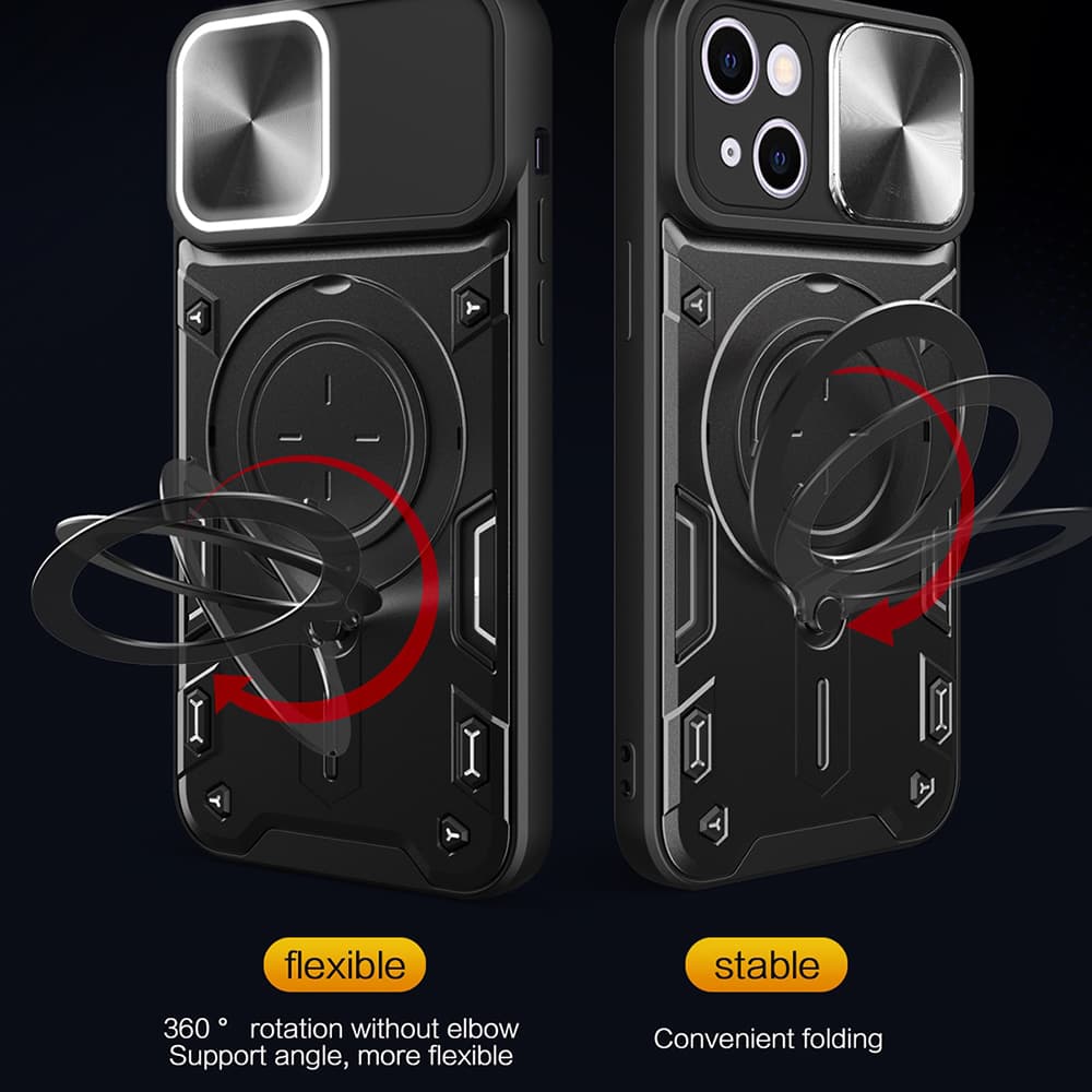 Techsuit CamGuard Pro pouzdro iPhone 16 Plus černá - náhled 4
