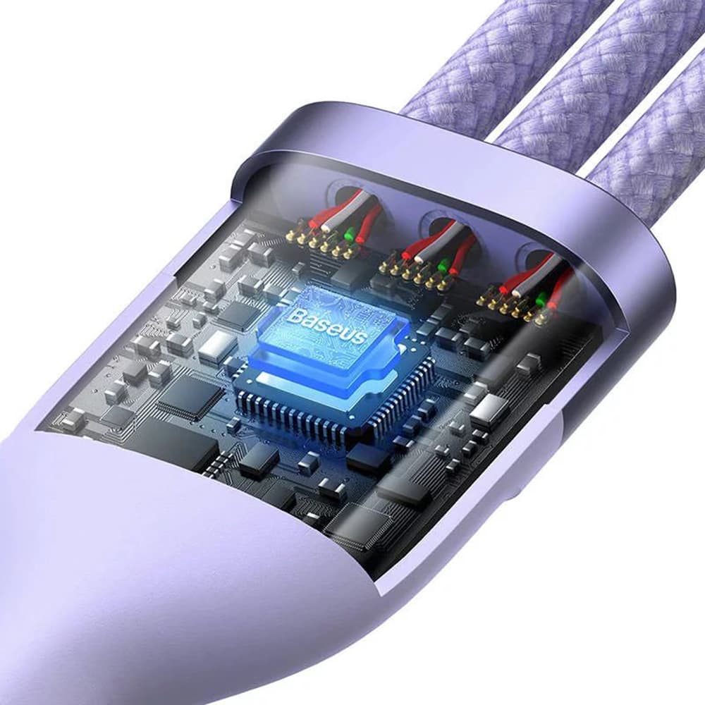 Baseus Flash Series 2 USB C Lightning MicroUSB 100W 1.2m - náhled 4