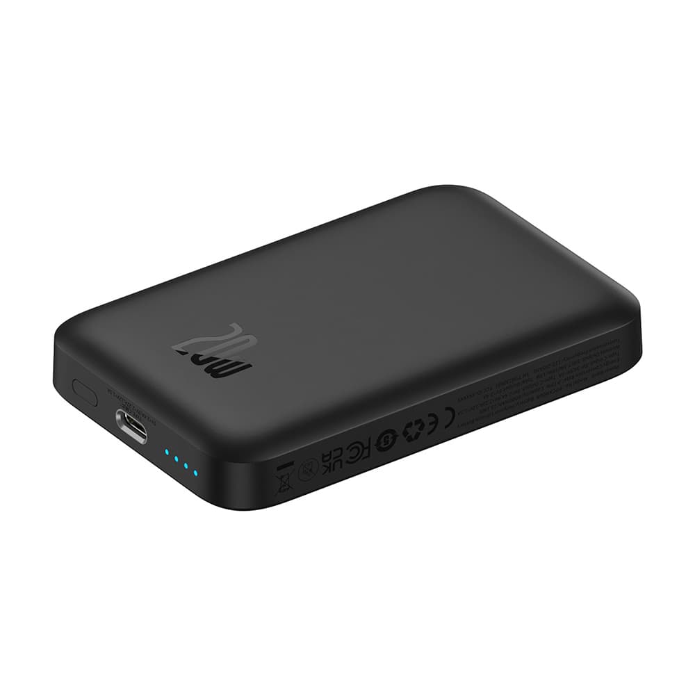 Baseus Power Bank Mini Air MagSafe 20W 6000mAh Černá - náhled 4