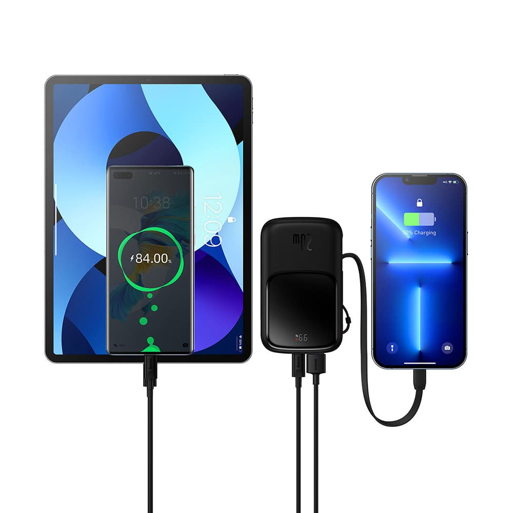 Baseus Powerbanka Qpow Pro PPQD020001 20W 10000mAh Černá - náhled 4