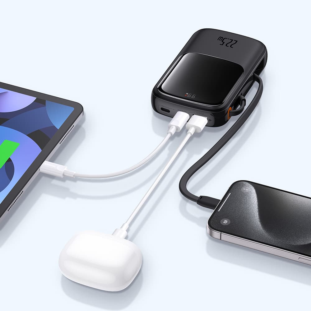 Baseus Qpow Pro+ Powerbank 10000mAh 22.5W Lightning USB C - náhled 4