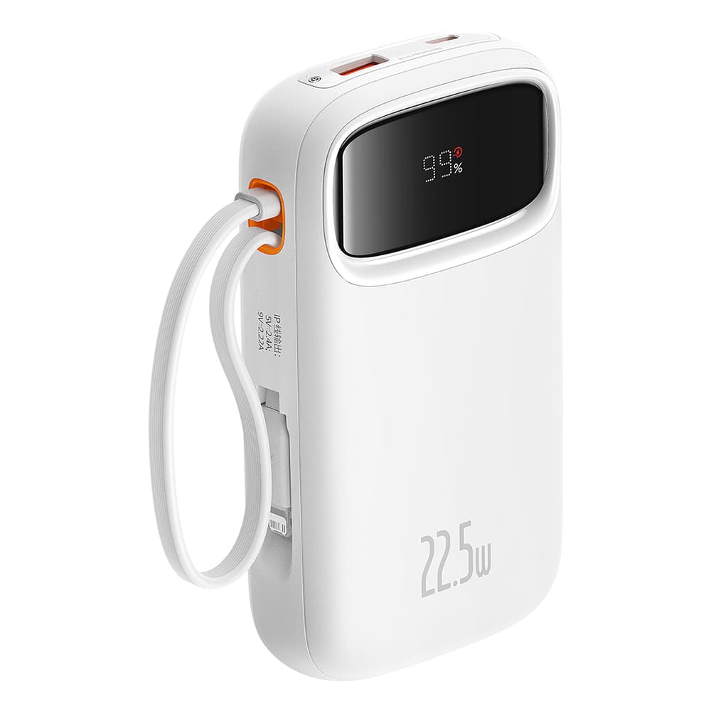 Baseus Power Bank Qpow Pro+ 10000mAh 22.5W White - náhled 4