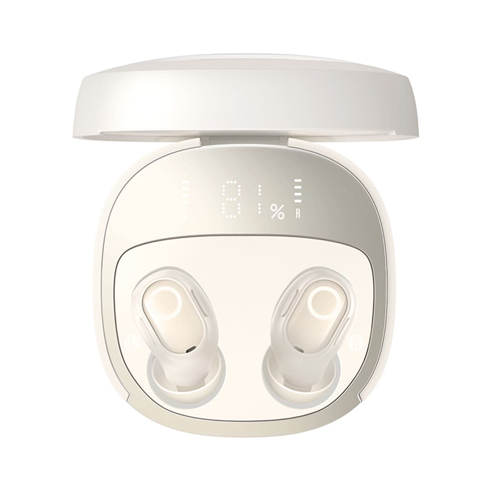 Baseus WM02+ Sluchátka TWS Bluetooth V5.3 Creamy White - náhled 4