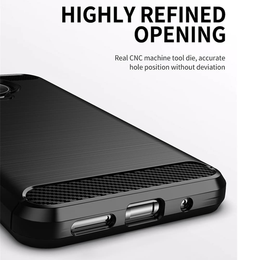 Techsuit Karbon Silikon Nokia G10 G20 Černá - náhled 4