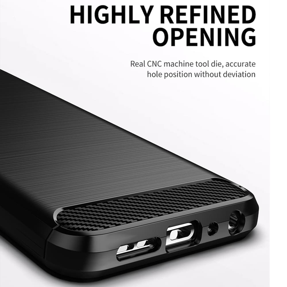 Techsuit Karbon Silikon Nokia X10 X20 Černý - náhled 4