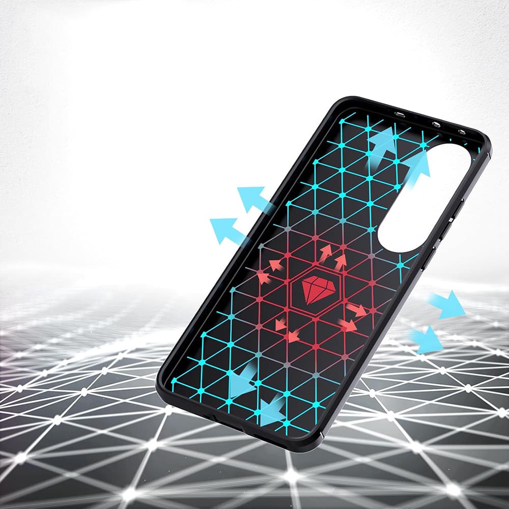 Techsuit Carbon Silicone pouzdro OnePlus Nord CE4 Lite Black - náhled 4