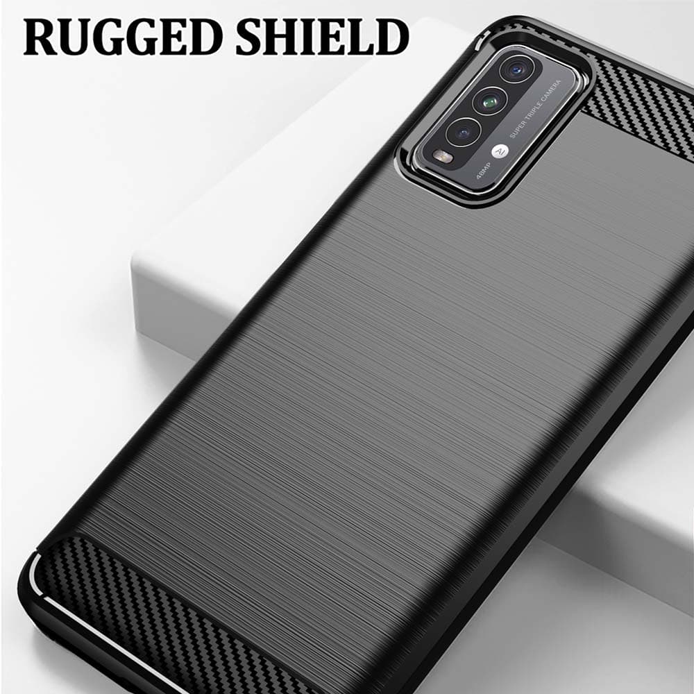 Techsuit Karbon Silikon Xiaomi Redmi 9T Redmi 9 Power Černý - náhled 4