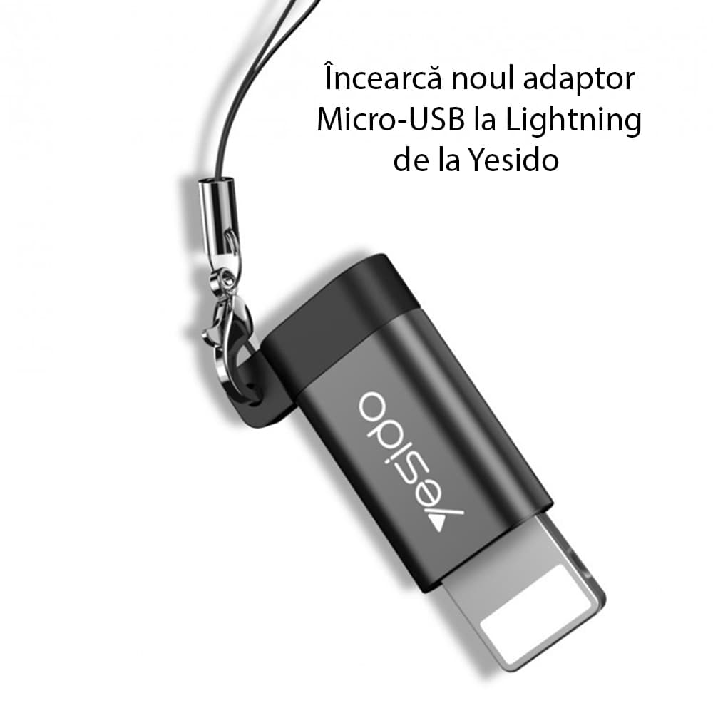 Yesido OTG Adaptér GS05 Lightning Micro USB 480Mbps Černý - náhled 4