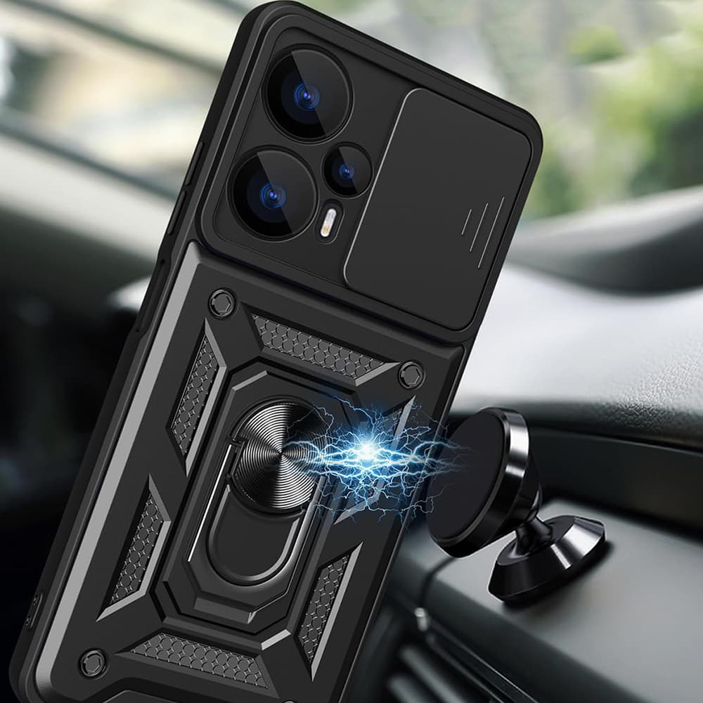 Techsuit CamShield Series Realme GT 6 GT 6T Black - náhled 4
