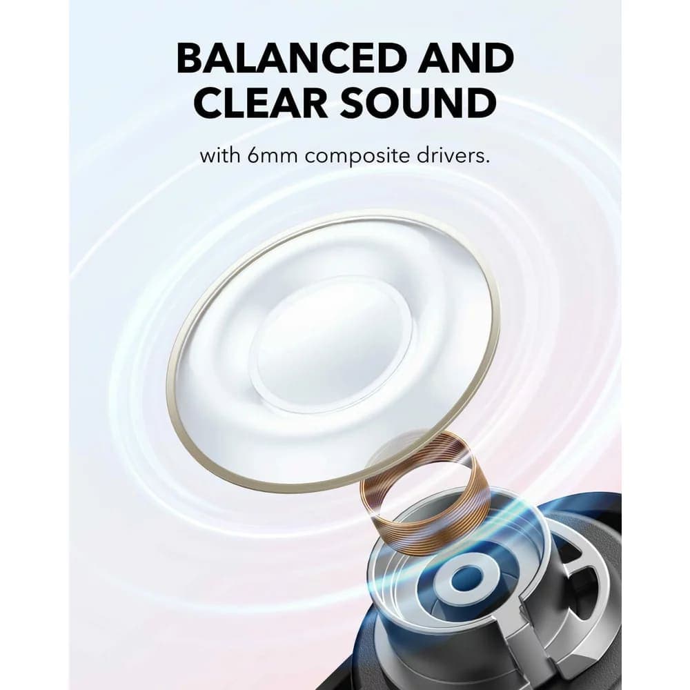 Anker bezdrátová sluchátka SoundCore A30i s mikrofonem černá - náhled 4