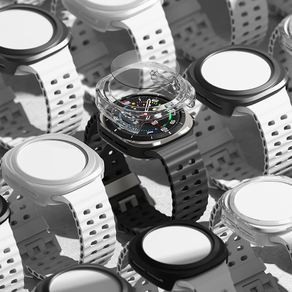 Ringke Slim Ochranné sklo Samsung Galaxy Watch Ultra 47mm Titanová černá - náhled 4
