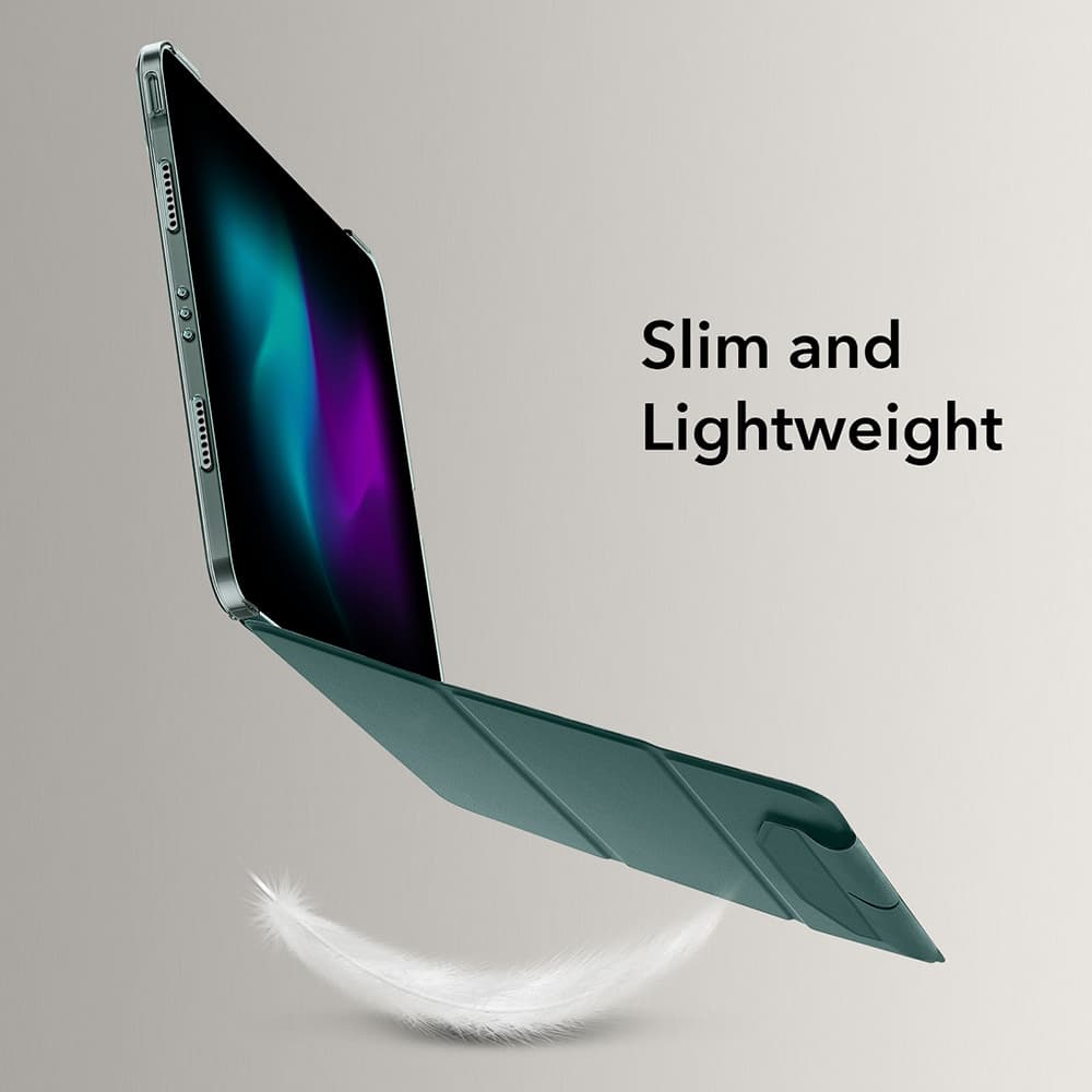 ESR Ascend Trojitý kryt iPad Pro 13 2024 2025 Lesní zelená - náhled 4