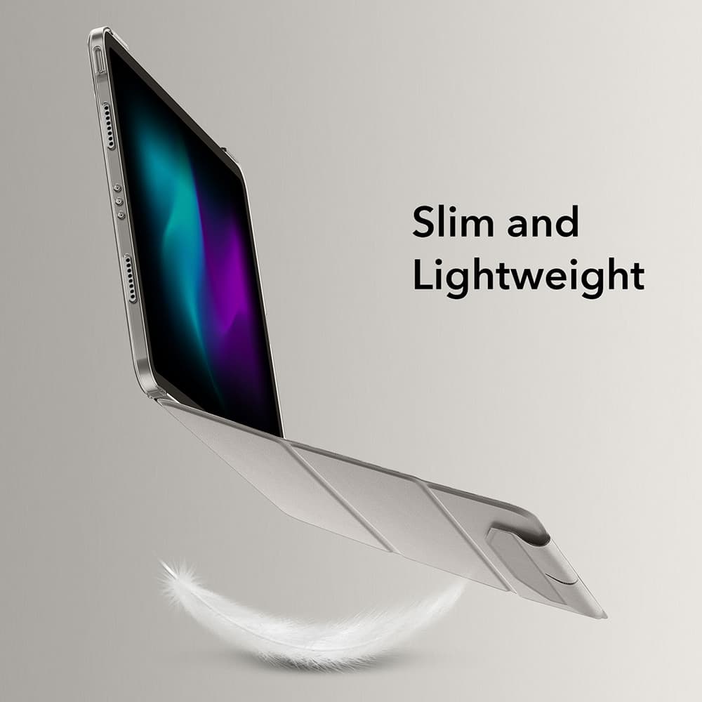 ESR Ascend Trifold iPad Pro 13 2024 2025 Šedý - náhled 4