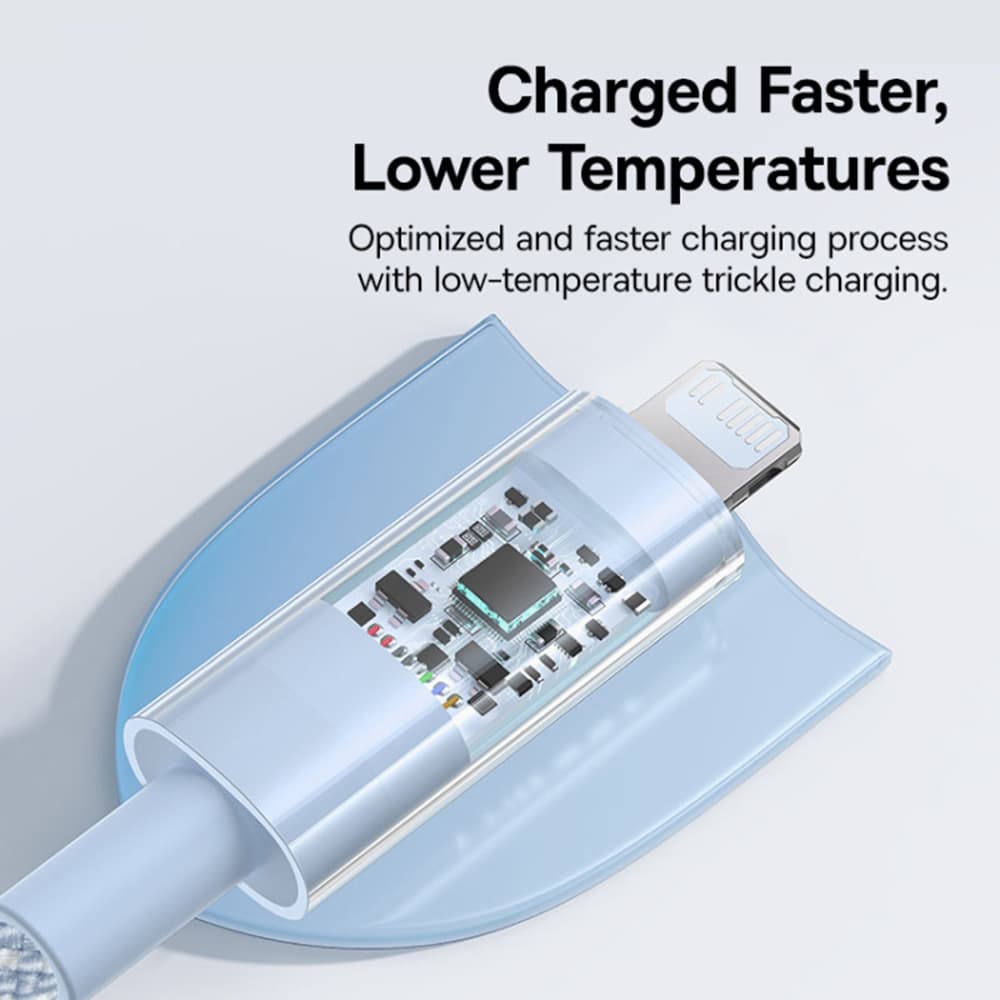 Baseus Gem USB-C Lightning Rychlonabíjení 20W Galaxy Blue - náhled 4