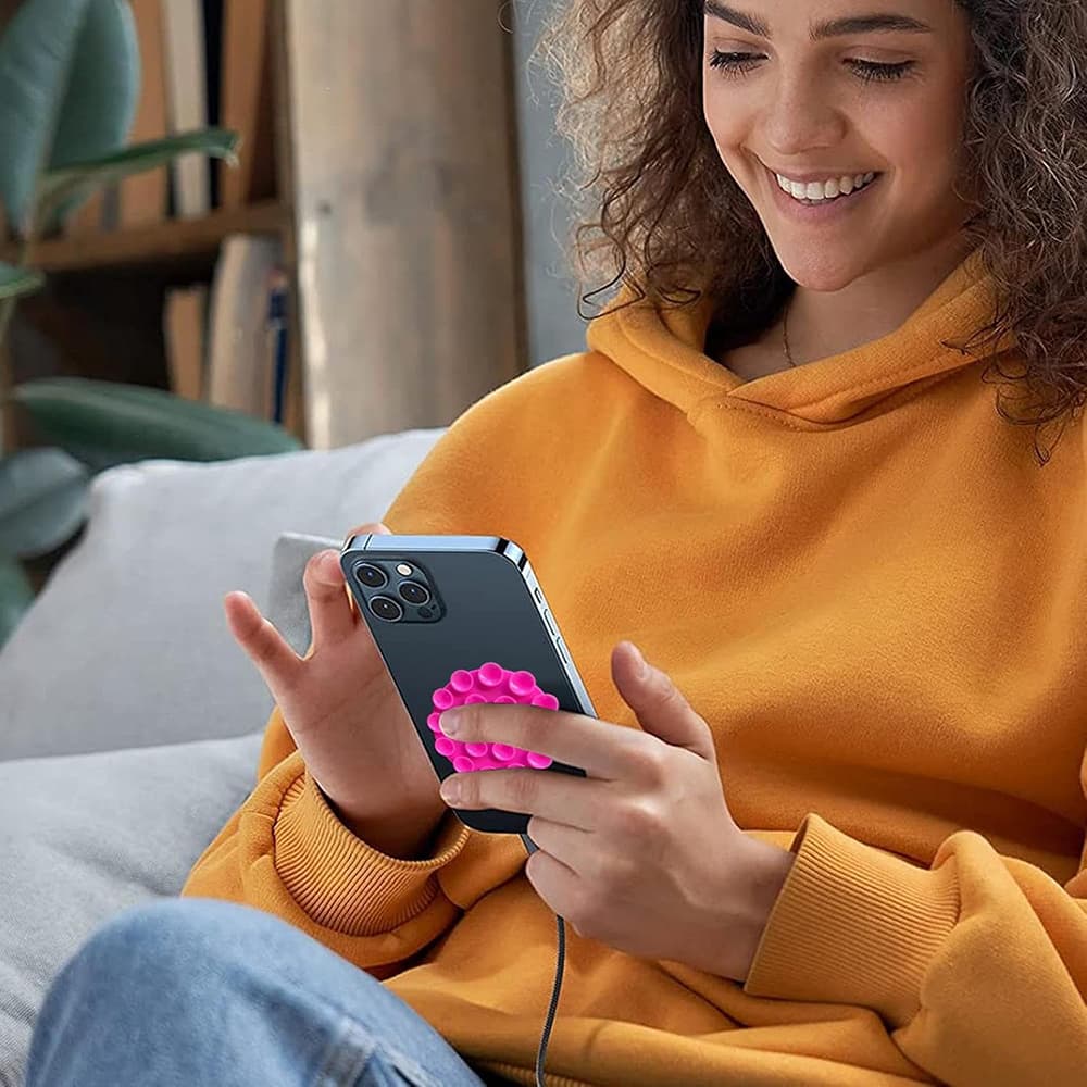 Techsuit SO-CUP držák na telefon přísavka silikon oranžová - náhled 4