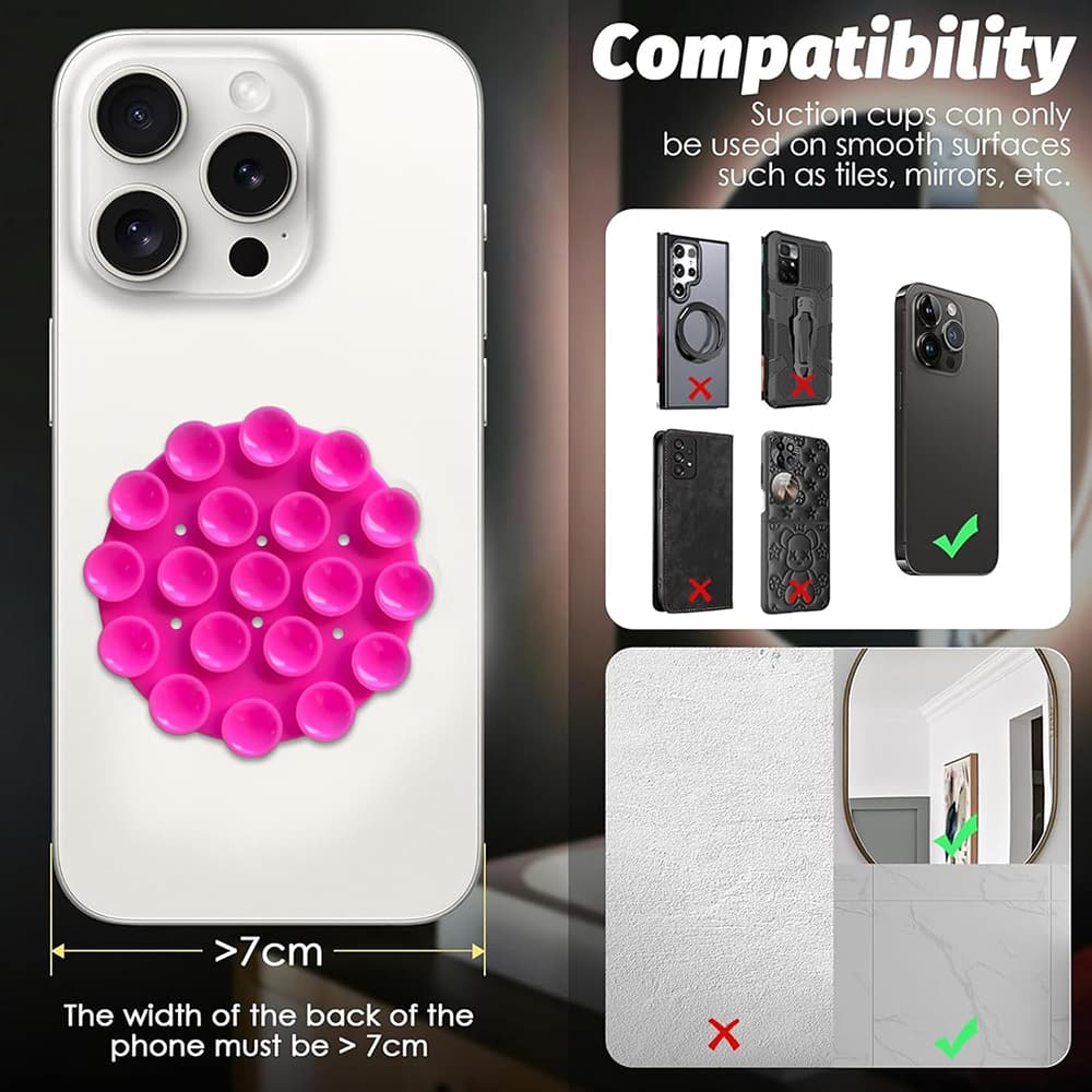 Techsuit SY-CUP držák telefonu s přísavkou silikon žlutý - náhled 4