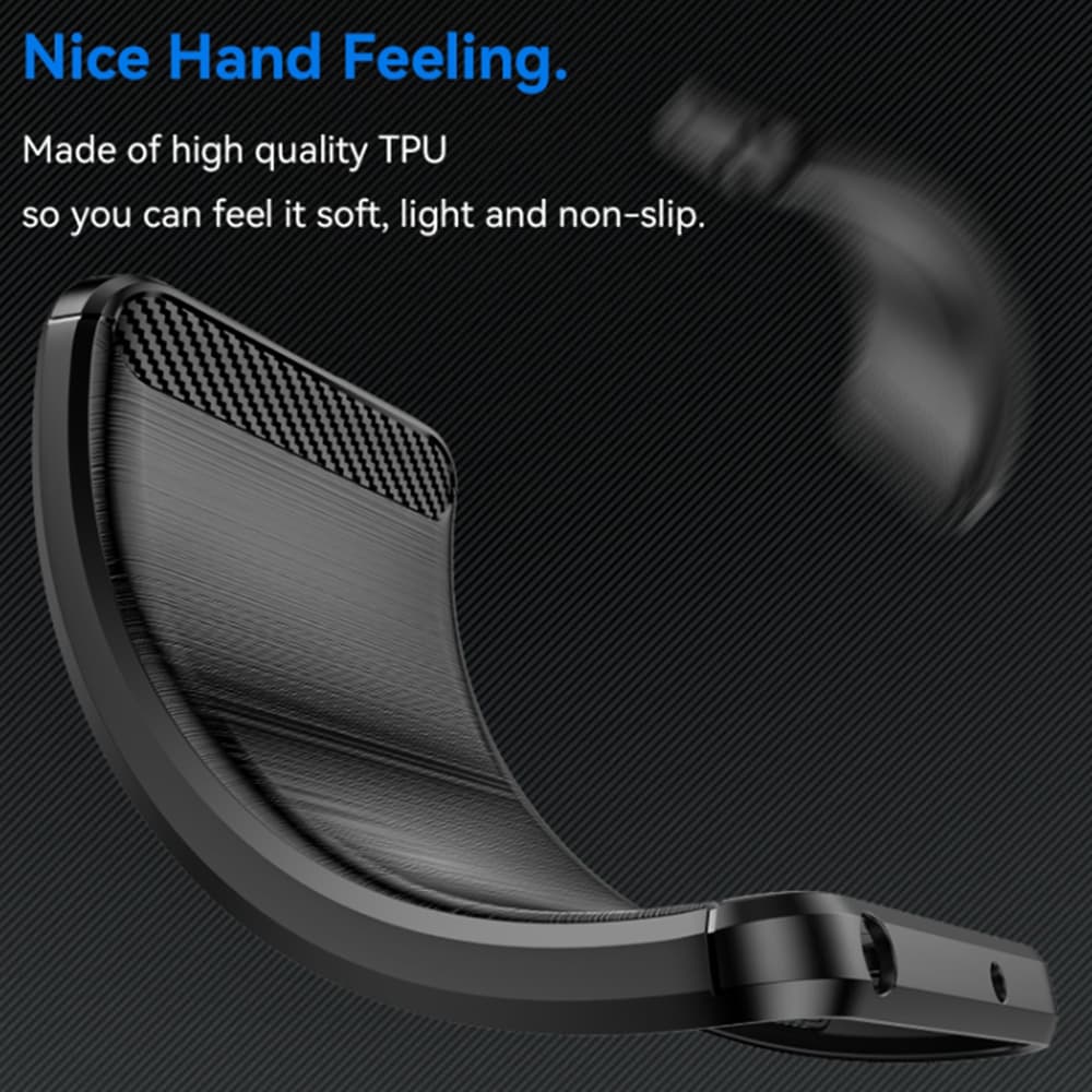 Techsuit Carbon Silicone pro Samsung Galaxy M35 černý - náhled 4