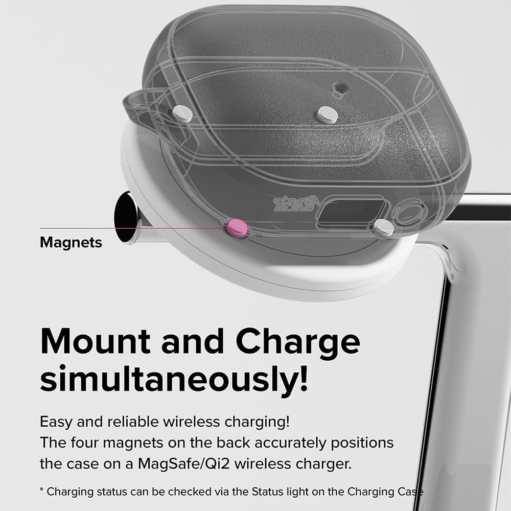 Ringke ochranné pouzdro Onyx Magnetic pro Samsung Galaxy Buds 3 3 Pro černé - náhled 4