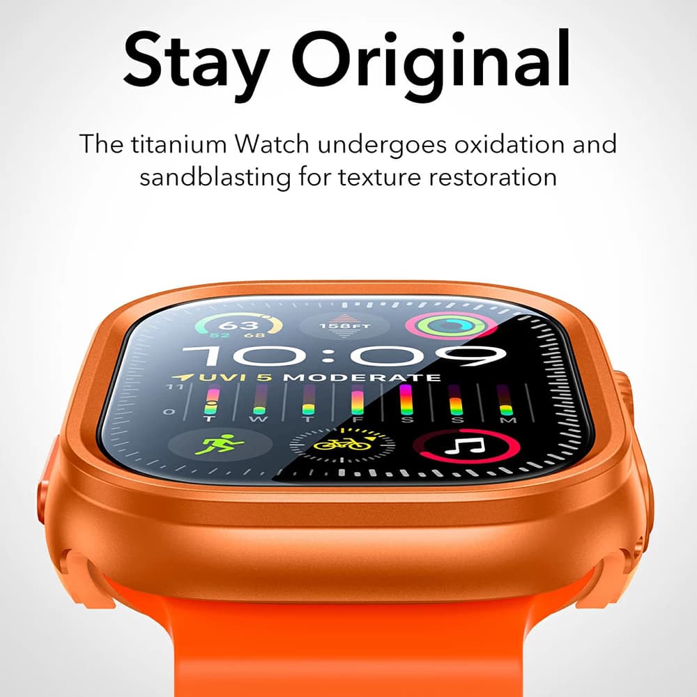 ESR Armorite Protection Set pro Apple Watch Ultra Ultra 2 Ultra 3 Titanová - náhled 4