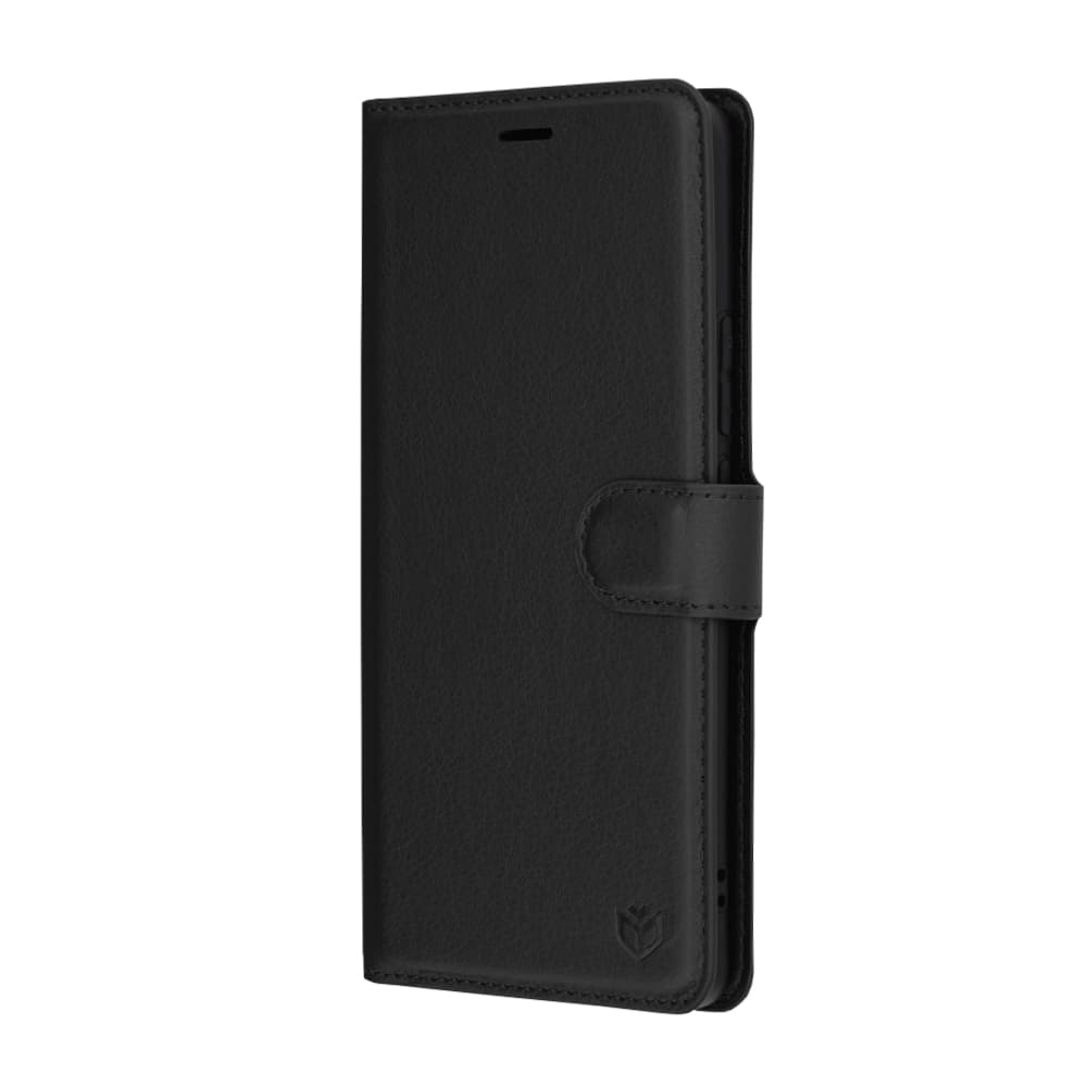 Techsuit Kožené pouzdro Realme GT 6 GT 6T Black - náhled 4