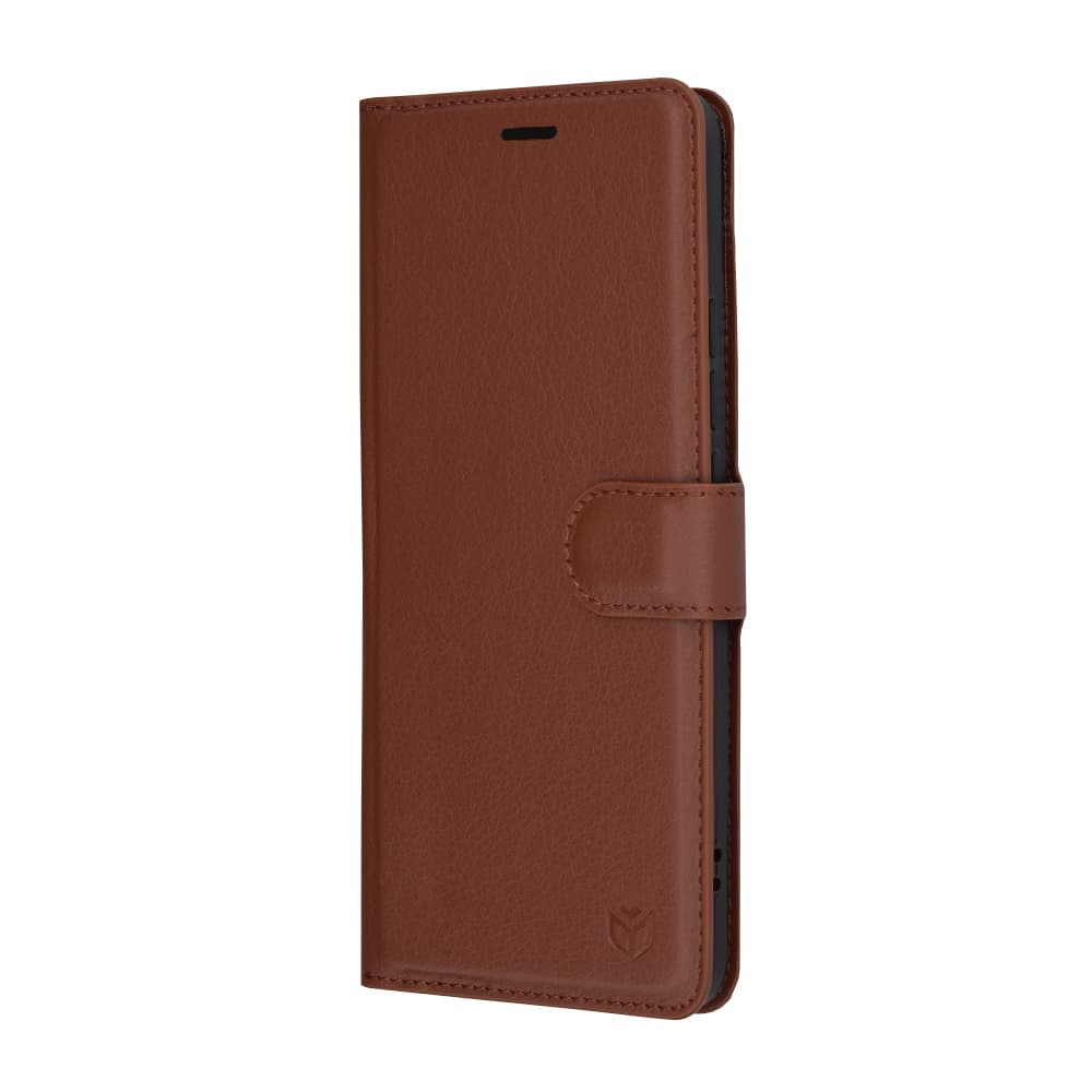 Techsuit Kožené pouzdro Xiaomi Poco F6 Pro Hnědé - náhled 4