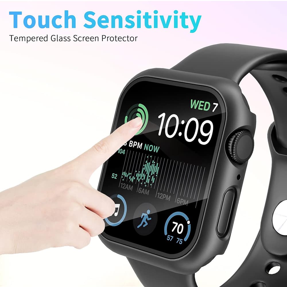 Techsuit Defense360 Pro pro Apple Watch 4 5 6 SE (44mm) černá - náhled 4