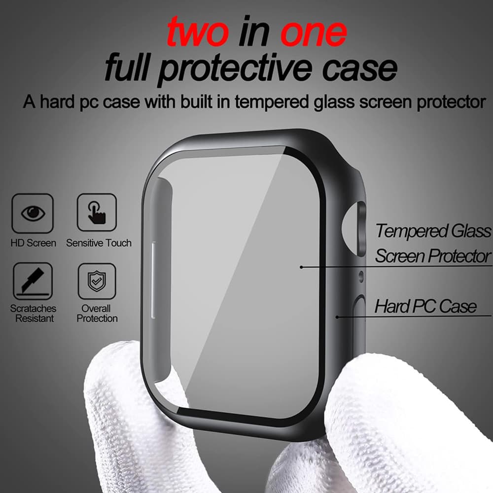 Techsuit Defense360 Pro pro Apple Watch 7 (45mm) černá - náhled 4