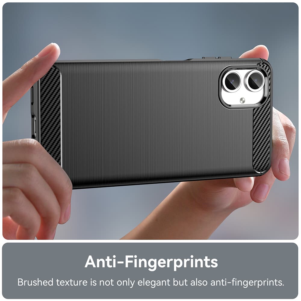 Techsuit Carbon Silicone pro Samsung Galaxy A06 černý - náhled 4