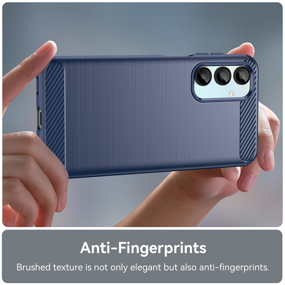 Techsuit Carbon Silicone pro Samsung Galaxy A16 4G A16 5G modrá - náhled 4