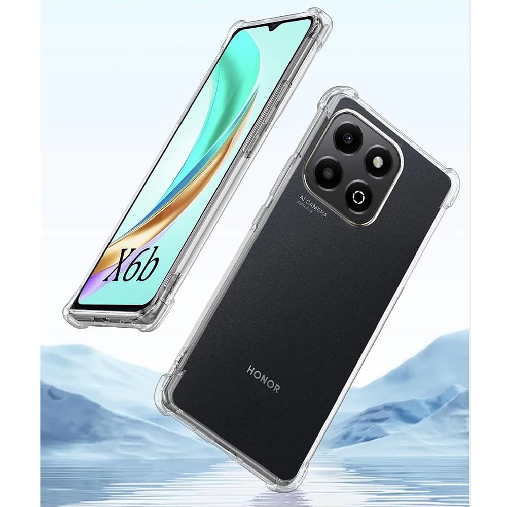 Techsuit Shockproof průhledný silikon Honor X6b průhledný - náhled 4
