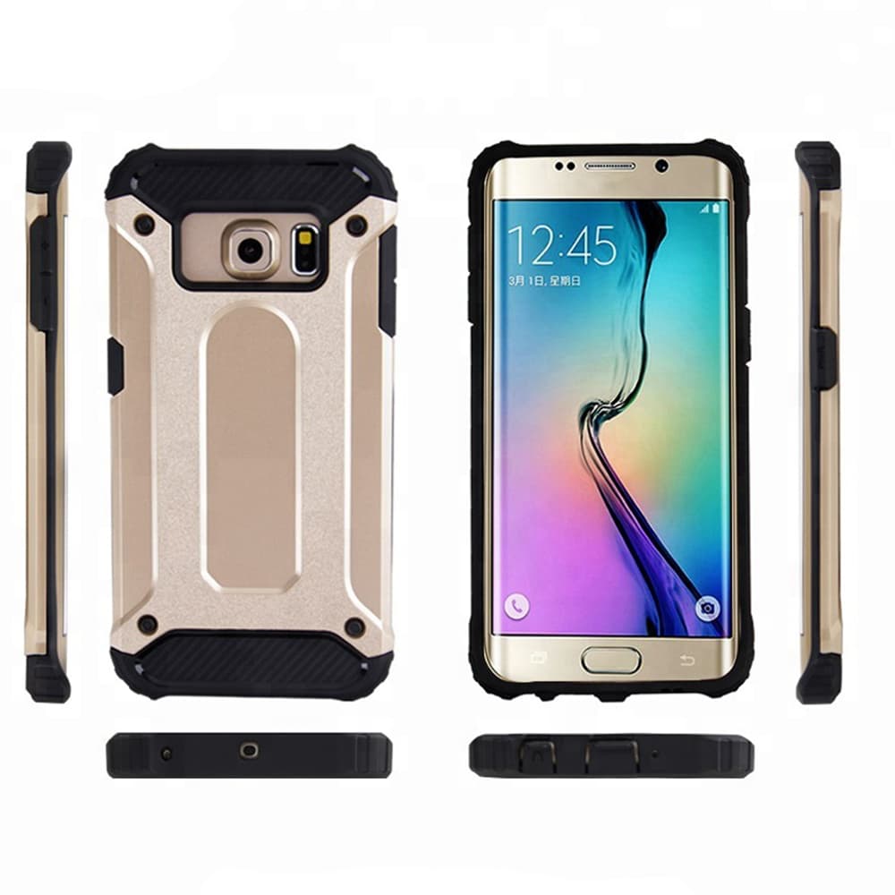 Techsuit Hybridní pouzdro Samsung Galaxy S6 G920 Black - náhled 4