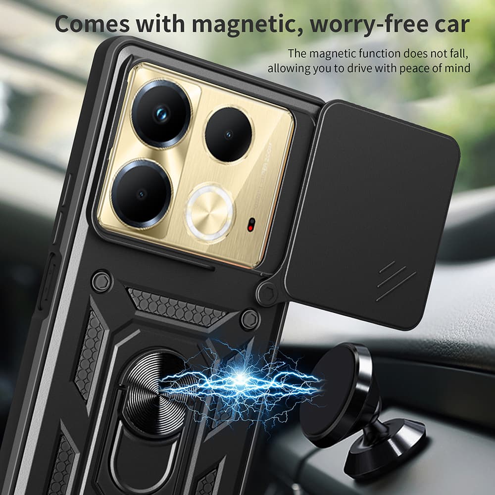 Techsuit CamShield Series pouzdro pro Infinix Note 40 černé - náhled 4
