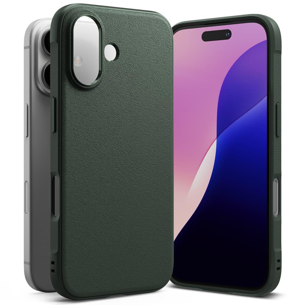 Ringke Onyx pouzdro iPhone 16 tmavě zelené - náhled 4