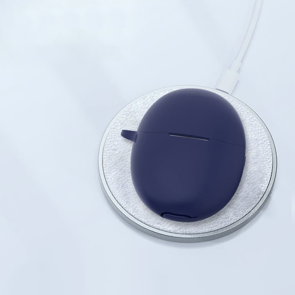 Techsuit silikonové pouzdro pro Huawei FreeBuds 5 hladký ultratenký černý - náhled 4