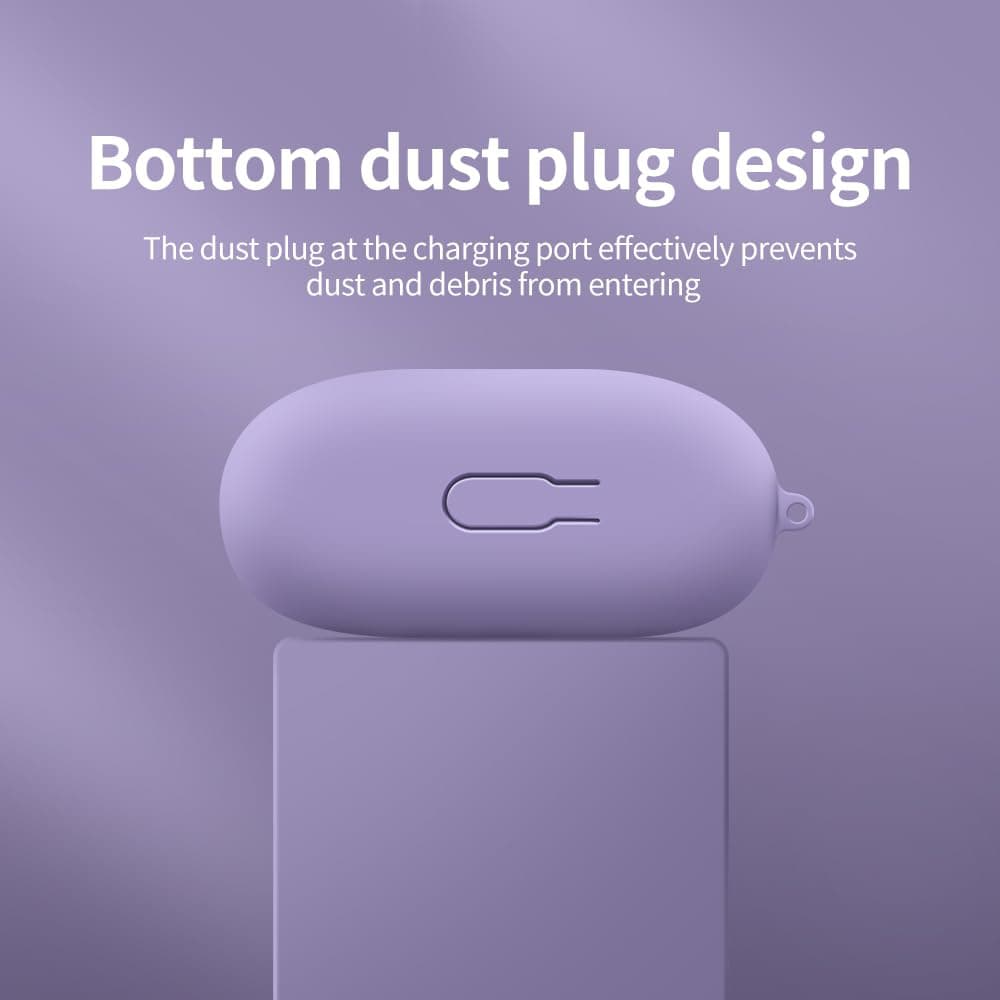 Techsuit silikonové pouzdro pro Huawei FreeClip hladký ultratenký materiál černá - náhled 4