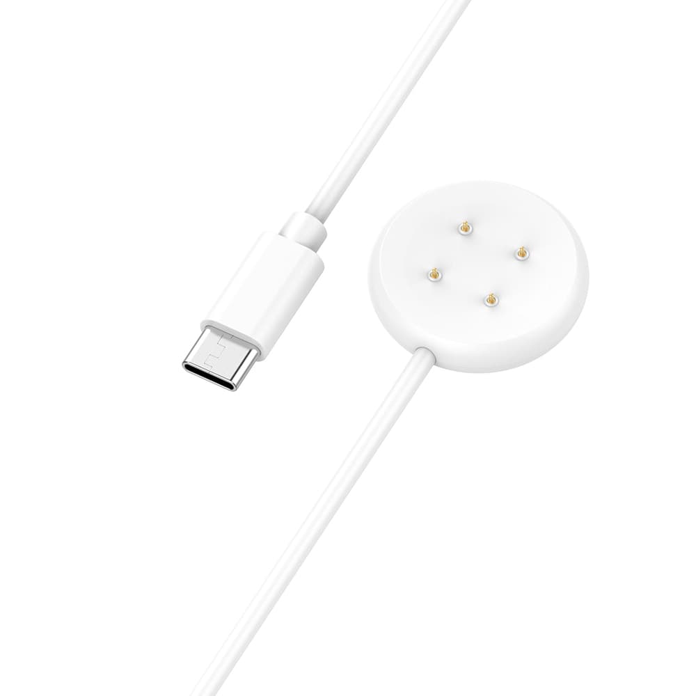 Techsuit bezdrátový nabíjecí kabel THC5 pro Google Pixel Watch 3 2 Fitbit Ace LTE Type-C bílý - náhled 4
