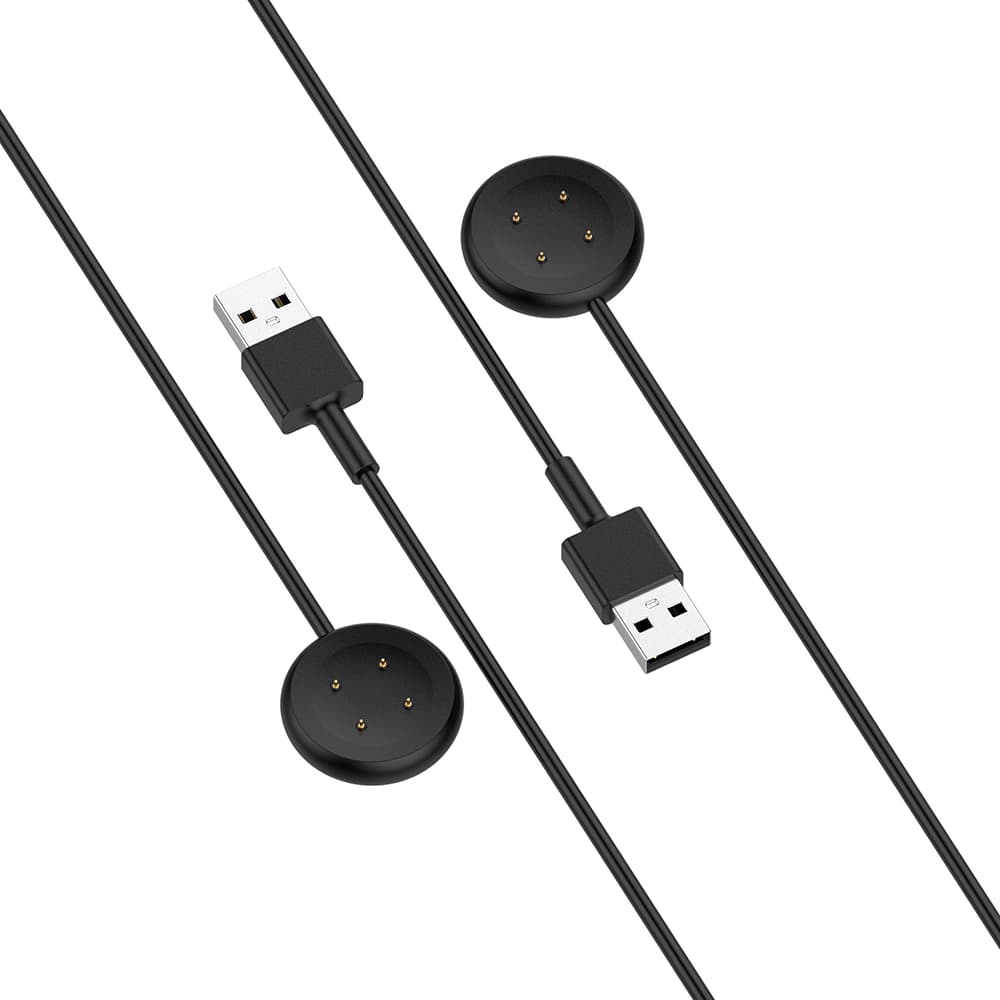 Techsuit SmartWatch bezdrátový nabíjecí kabel pro Google Pixel Watch 3 2 Fitbit Ace LTE USB černá - náhled 4