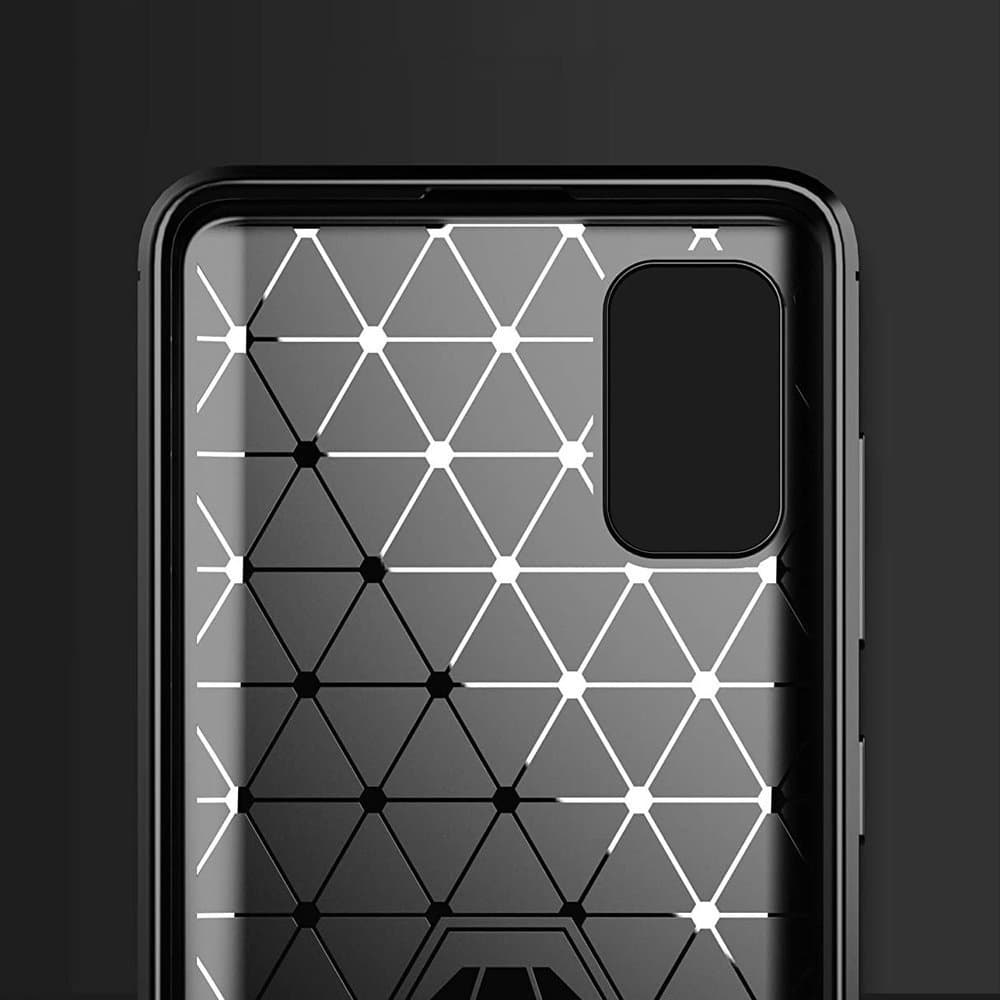 Techsuit Karbon Silikon Huawei P40 Pro Černý - náhled 4