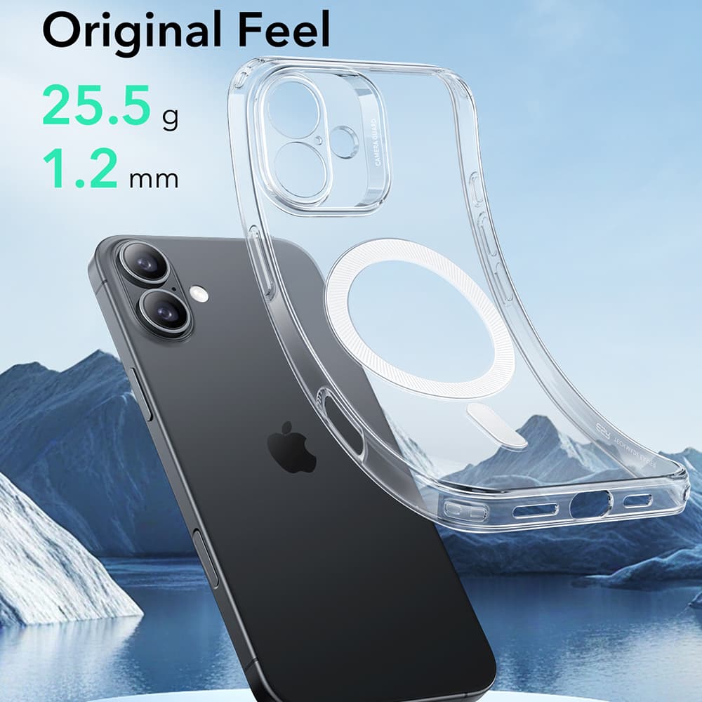ESR Zero HaloLock iPhone 16 Plus Průhledný - náhled 4