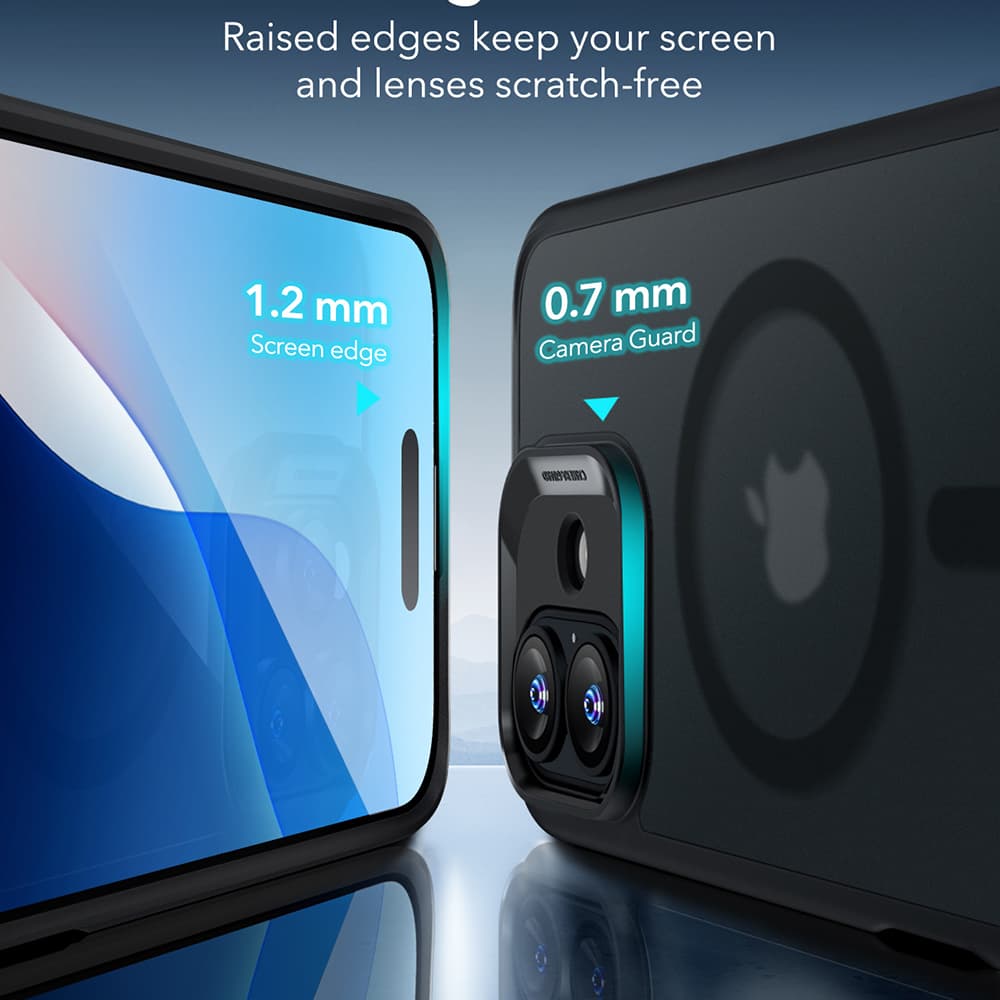 ESR Classic Hybrid HaloLock iPhone 16 Matná Černá - náhled 4