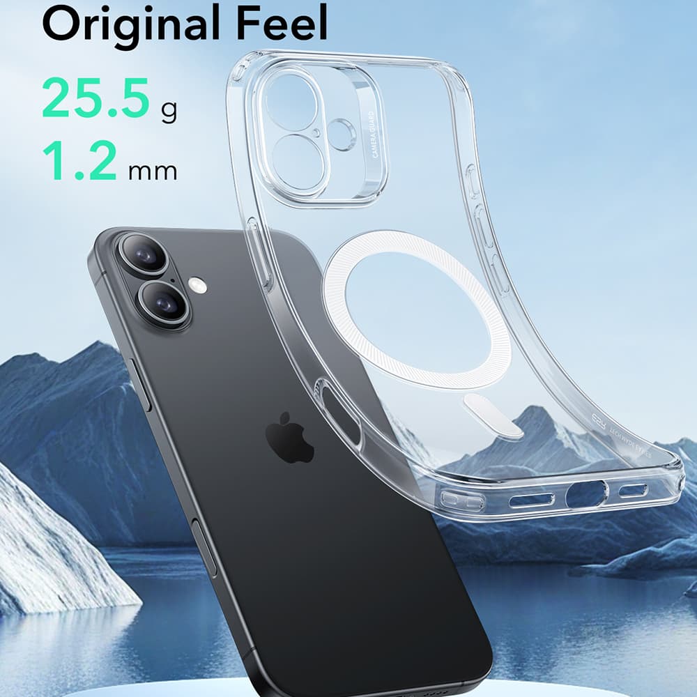 ESR Zero HaloLock iPhone 16 Průhledný - náhled 4
