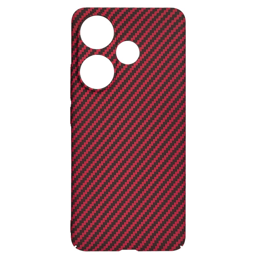 Techsuit Carbonite FiberShell pouzdro Xiaomi Poco F6 Red - náhled 4