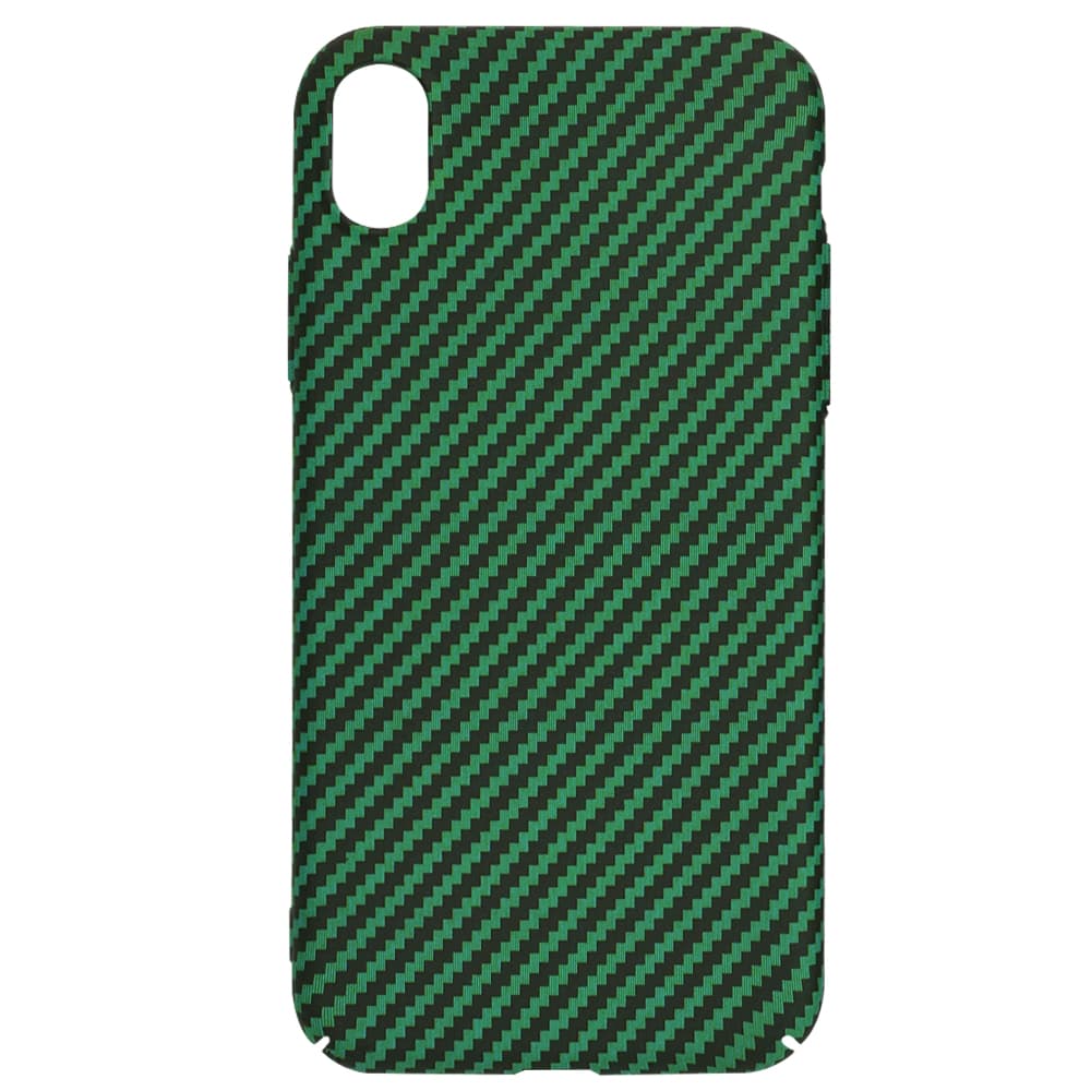 Techsuit Carbonite FiberShell kryt iPhone XR zelený - náhled 4