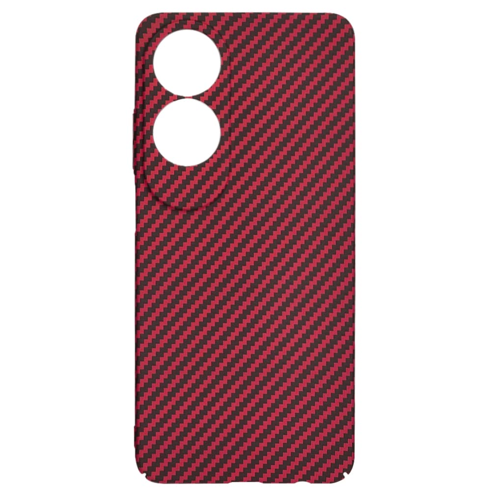 Obal Techsuit Carbonite FiberShell pro Oppo A60 4G červený - náhled 4