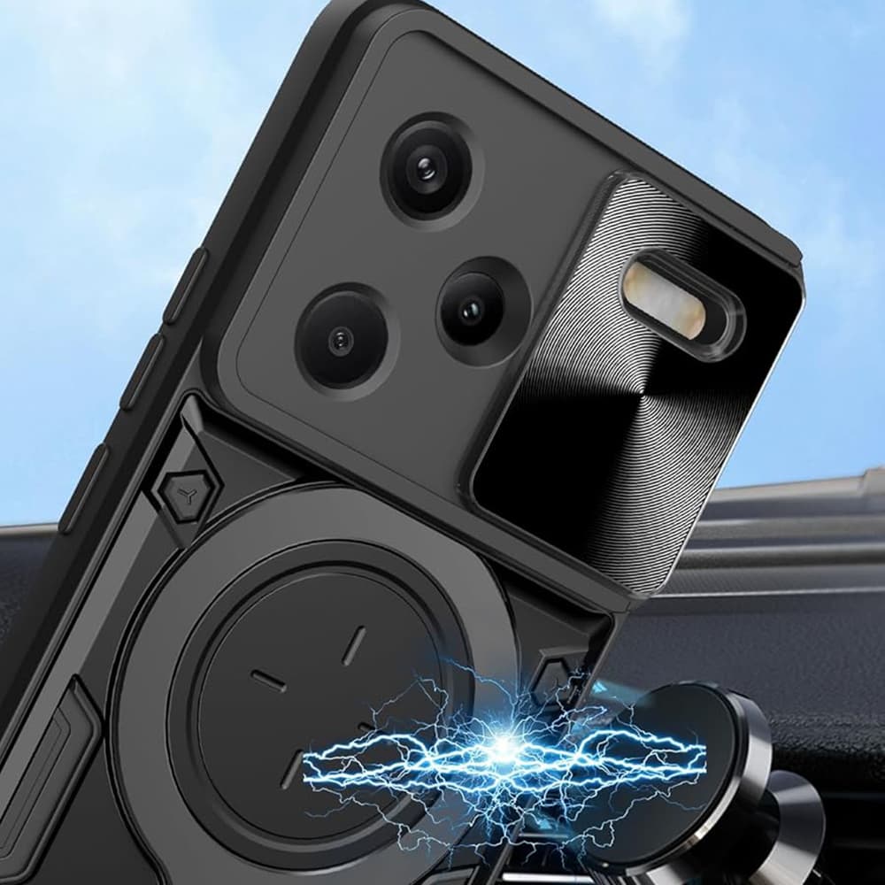 Techsuit CamGuard Pro obal Redmi Note 13 Pro+ 5G černý - náhled 4