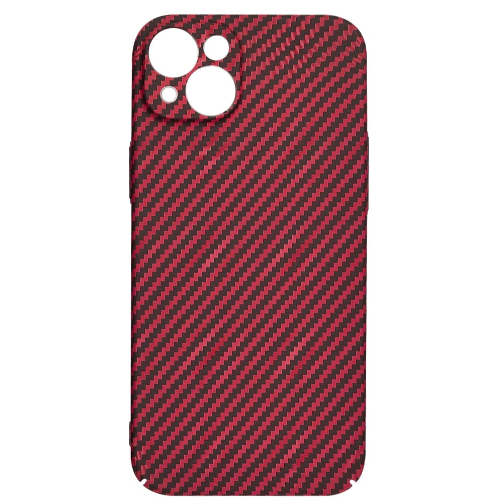 Techsuit Carbonite FiberShell pro iPhone 15 Plus červený - náhled 4
