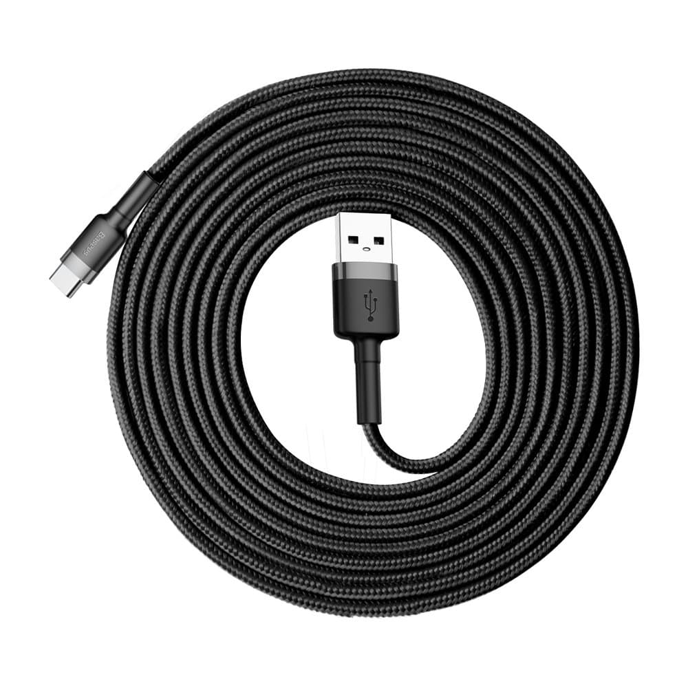 Baseus Datový kabel Cafule USB Type-C 3m Gray Black - náhled 4