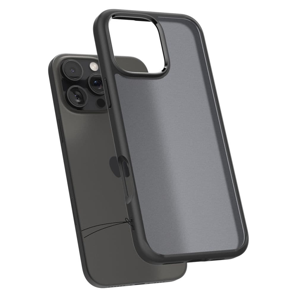 Spigen Ultra Hybrid iPhone 16 Pro Černá Mrazivá - náhled 4